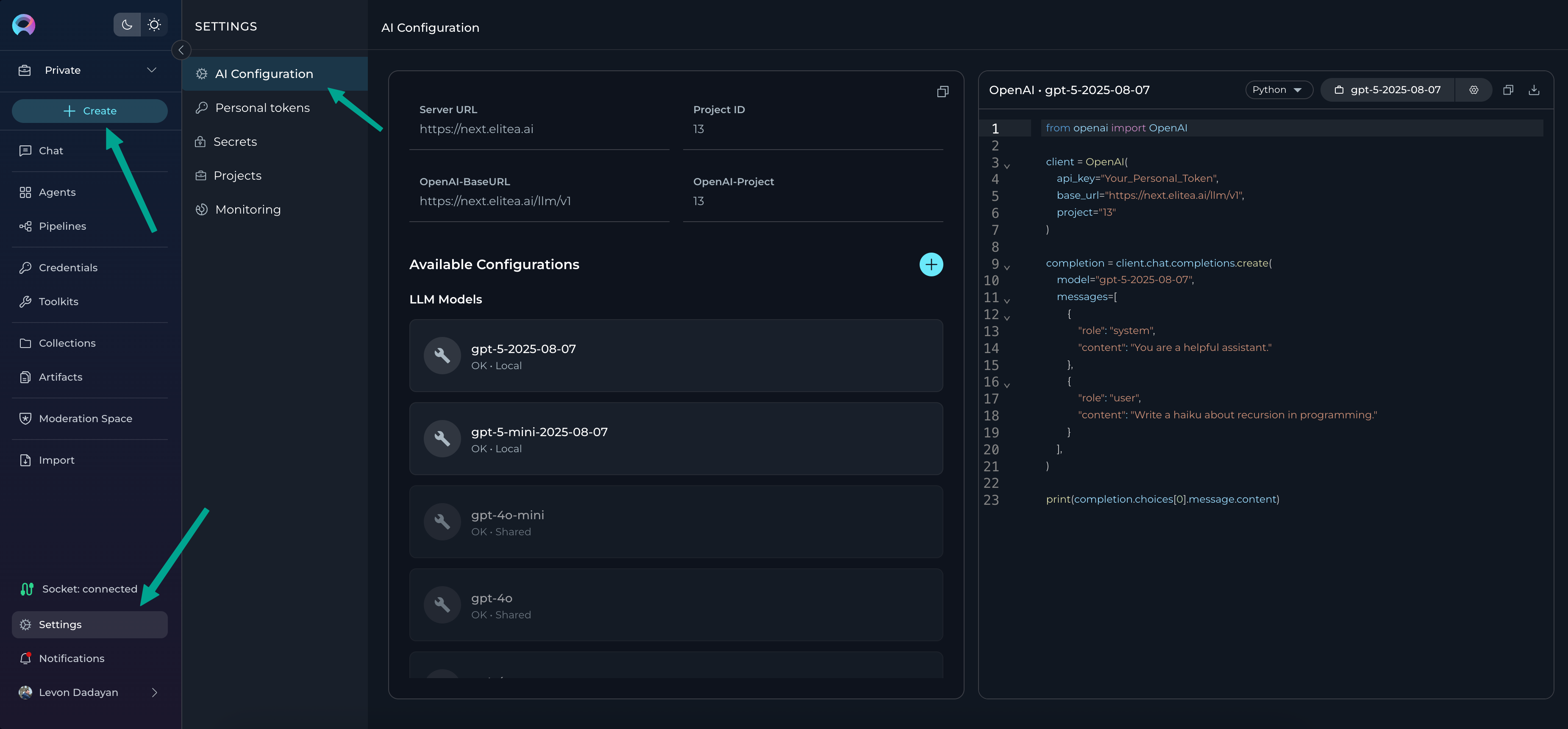 AI Configuration