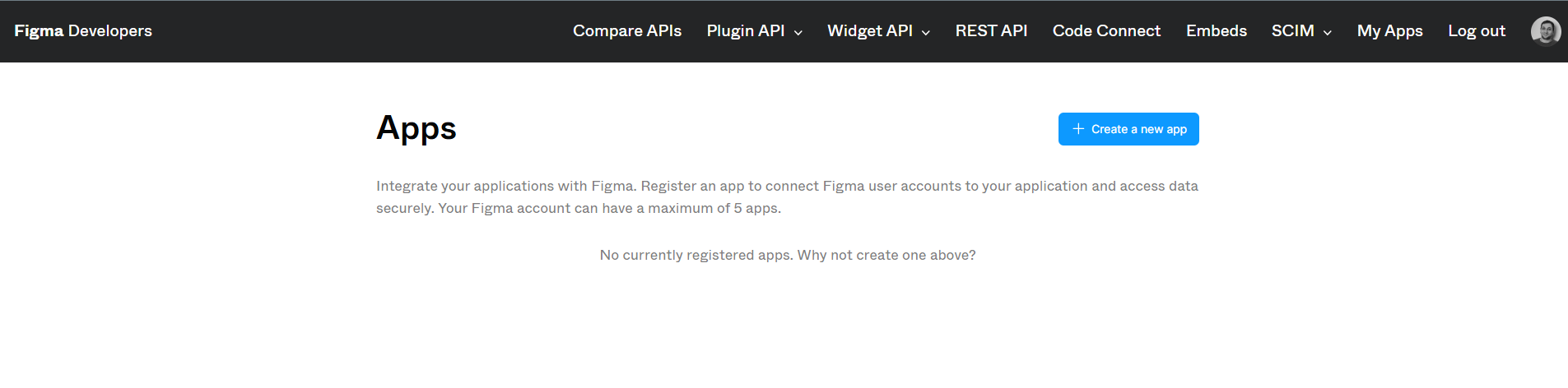 Figma-CreateNewAppButton