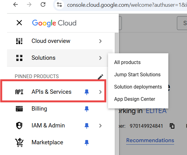 APIs & Services