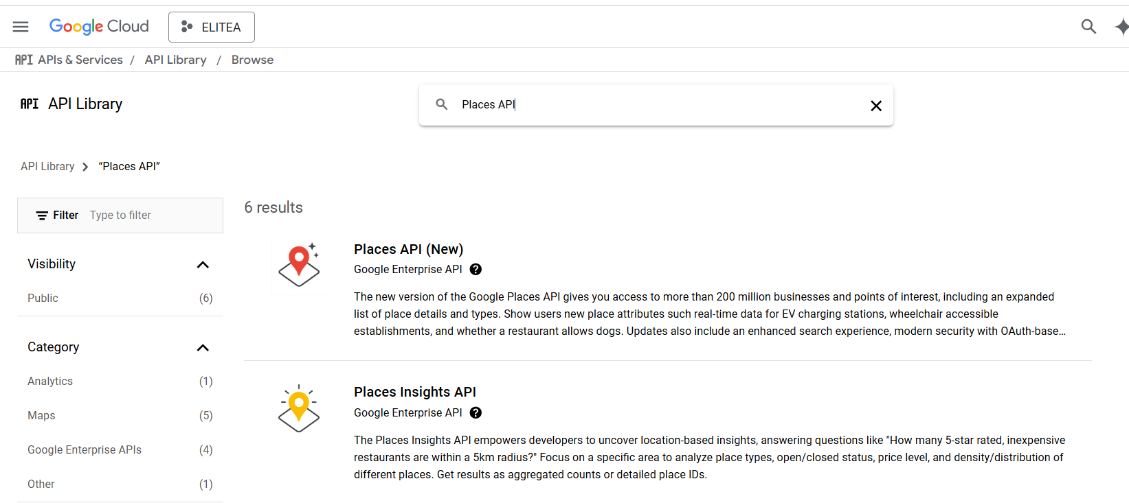 places API