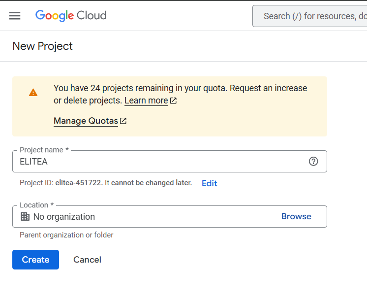 save project