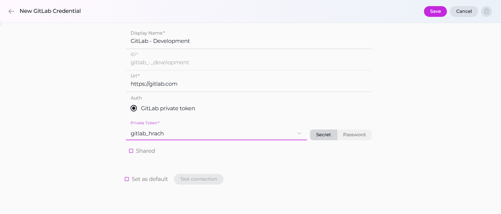 GitLab Credential Setup