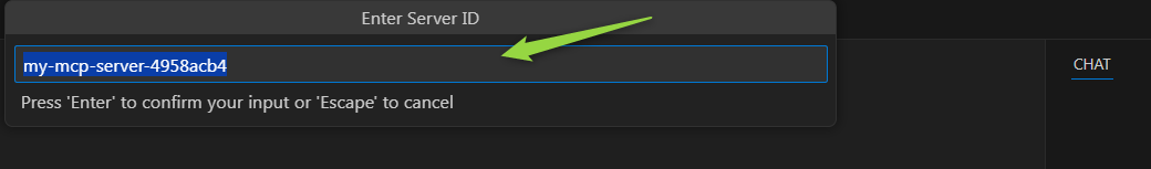 Add Server ID
