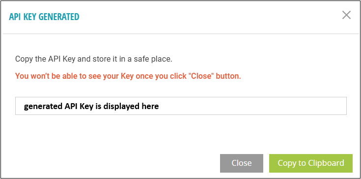 ReportPortal-API_Key_Generated