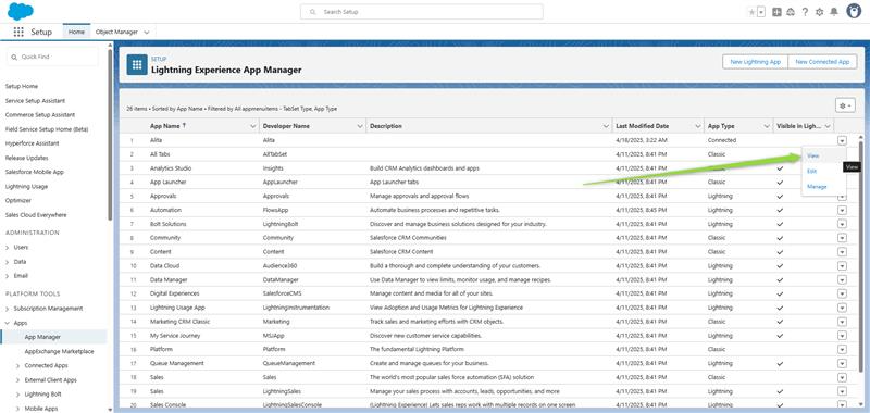 SalesForce_ViewApp