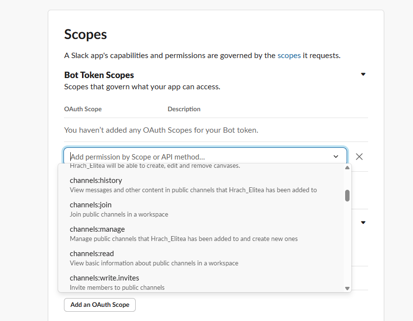 Bot-Scopes