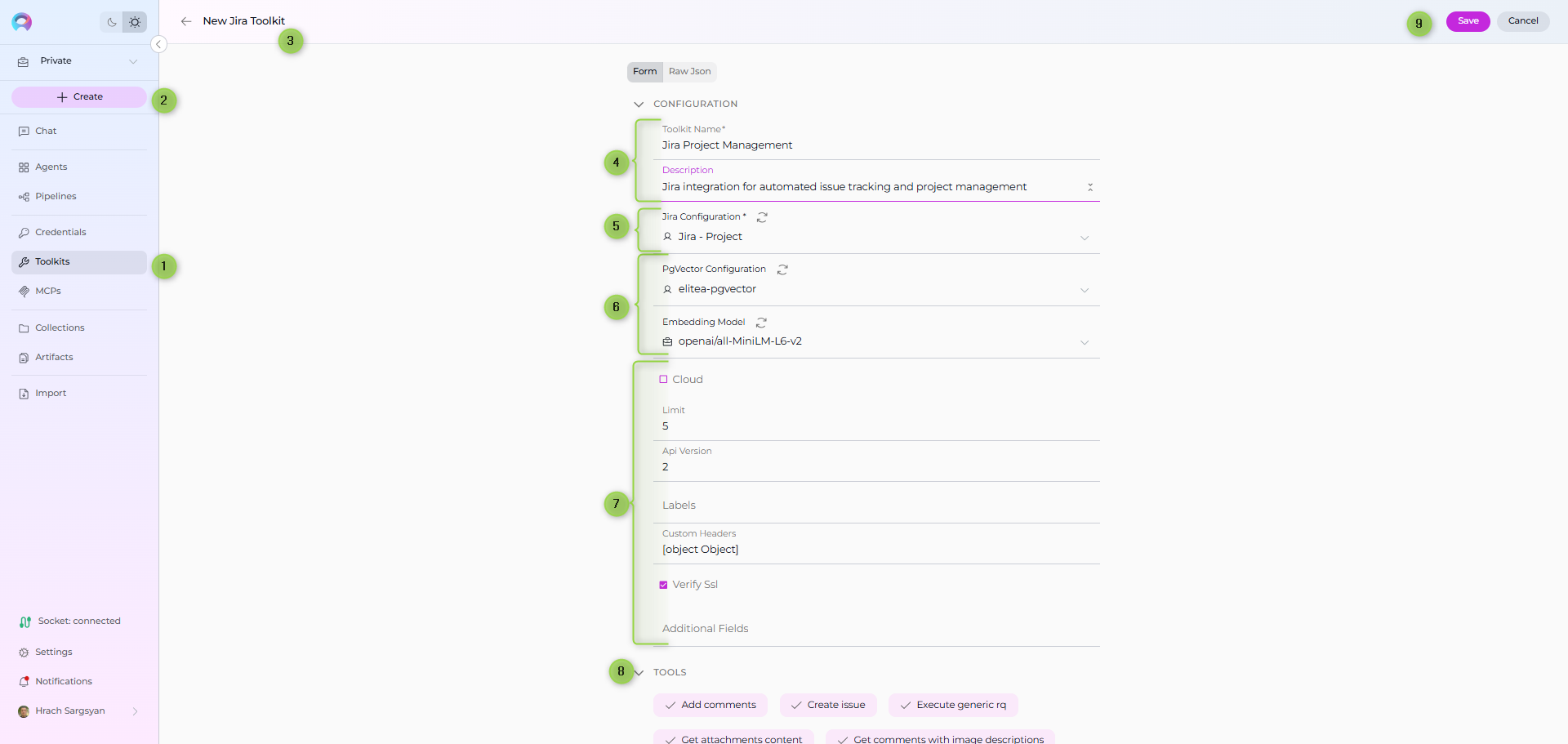 Jira create Toolkit