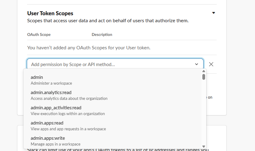 User OAuth