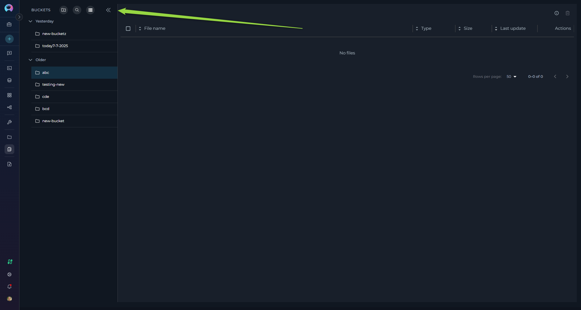 artifact-buckets_side_bar