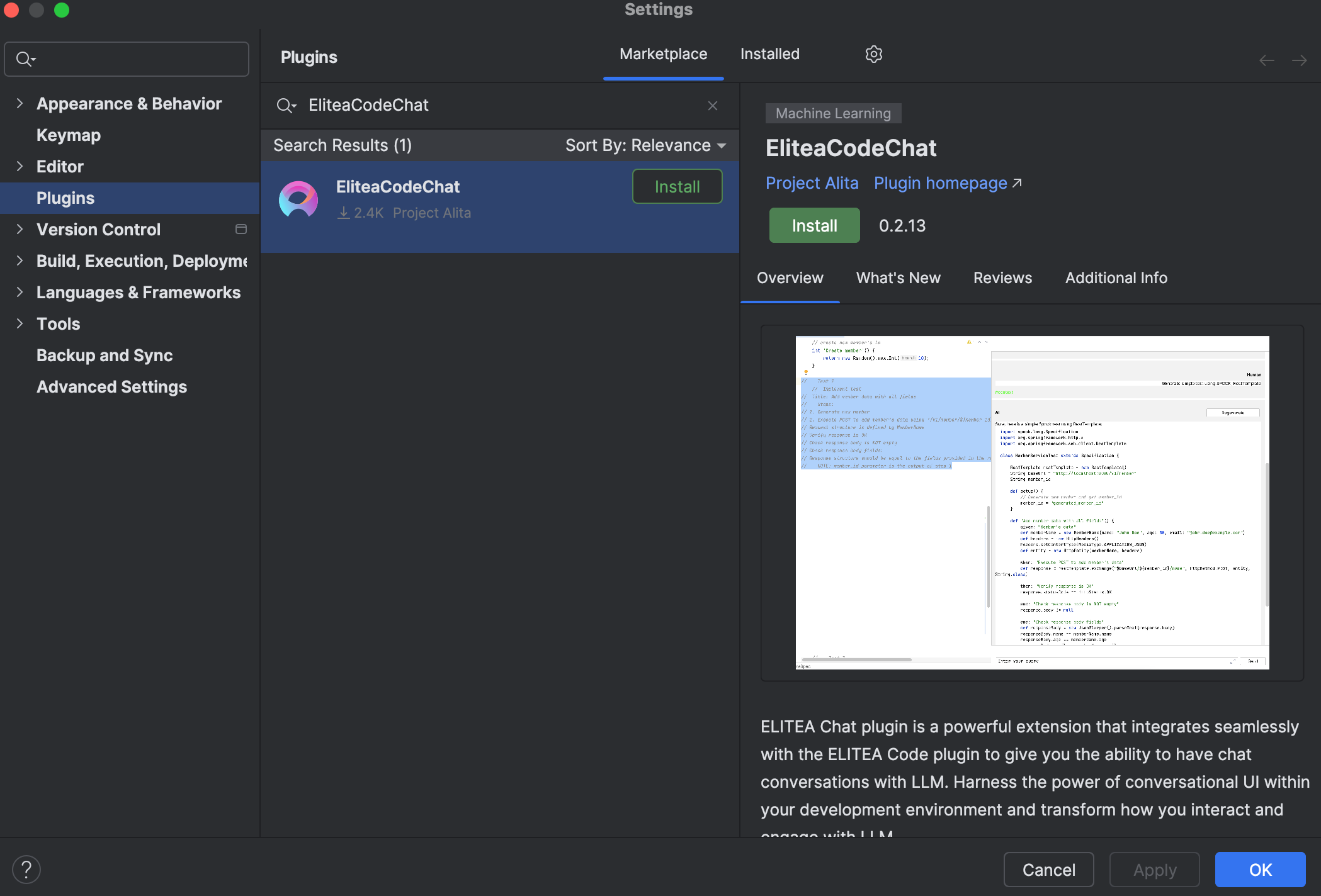 IJ-EliteaChat-Install