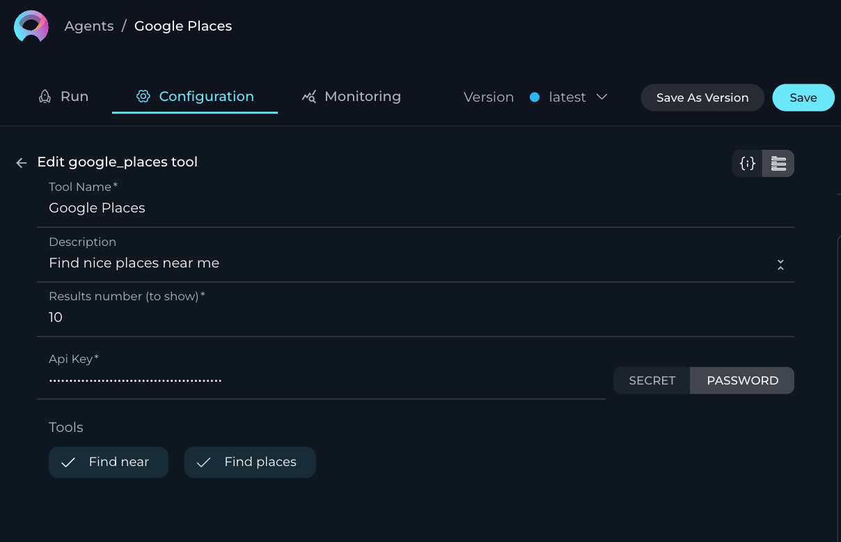 Agents-ToolkitConfiguration